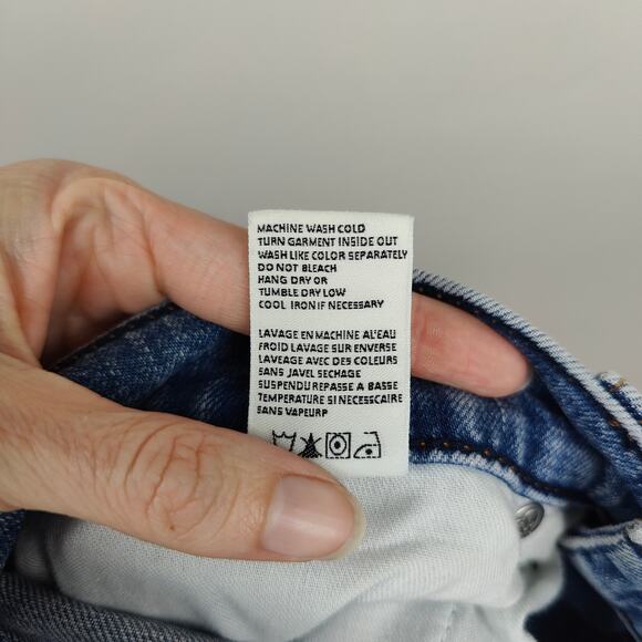 Revice Venus Crop Star Jeans Womens 26 Medium Wash Retro Preppy‎ Glam - Picture 9 of 10